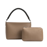 Cindy Taupe Recycled Vegan Crossbody Bag