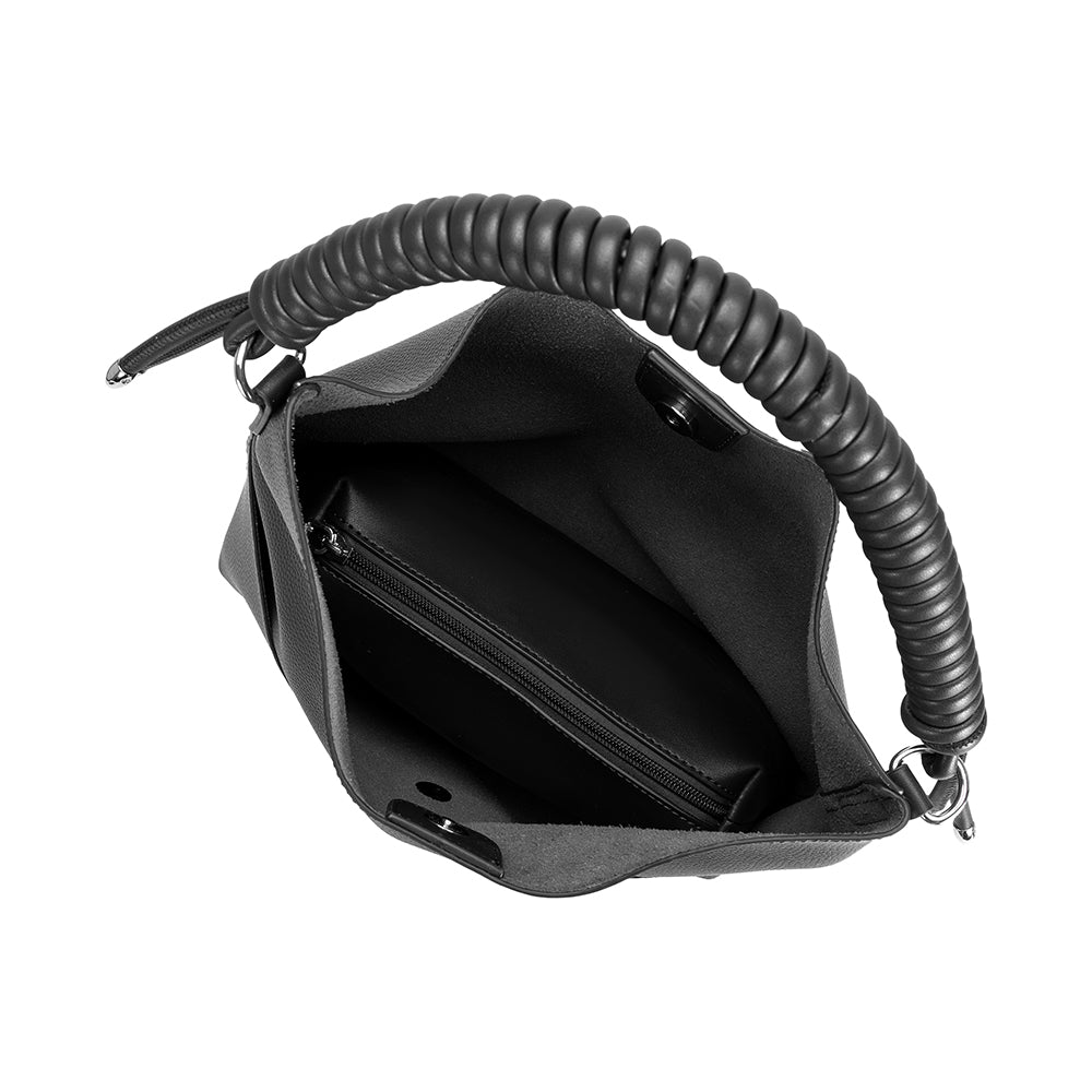 Molly Black Recycled Vegan Tote Bag Melie Bianco