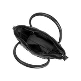 SAMPLE DE9892 Black Recycled Vegan Crossbody - FINAL SALE