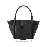 SAMPLE DE9892 Black Recycled Vegan Crossbody - FINAL SALE