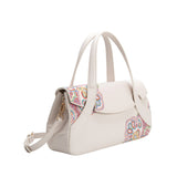 Beatriz Bone Recycled Vegan Leather Crossbody Bag