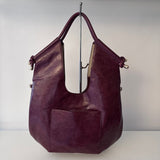 SAMPLE YN8160 Burgundy Shoulder Bag - FINAL SALE