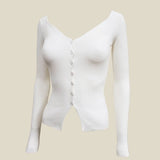 SAMPLE Off Shoulder Knit Cardigan (SMALL) - FINAL SALE
