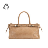 Rhonda Tan Recycled Vegan Top Handle Bag