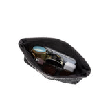 Fayth Black Rhinestone Wristlet