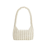 Greta Pearl Beaded Top Handle Bag