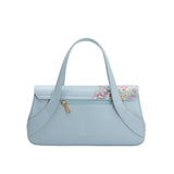 Beatriz Blue Recycled Vegan Leather Crossbody Bag
