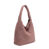 Johanna Mauve Large Recycled Vegan Suede Shoulder Bag