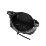 Thalia Black Recycled Vegan Leather Tote Bag