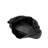 Quinn Black Recycled Vegan Leather Shoulder Bag