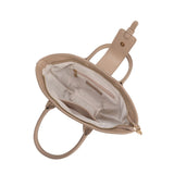 Violet Nude Recycled Vegan Leather Crossbody Bag