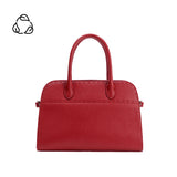 Marlo Red Recycled Vegan Top Handle Bag