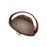 Lana Burgundy Recycled Vegan Leather Crossbody Bag