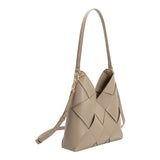 Phaedra Taupe Recycled Vegan Shoulder Bag