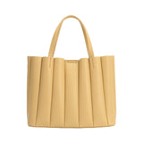 Adela Yellow Recycled Vegan Leather Tote Bag