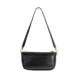 Aria Black Recycled Vegan Shoulder Bag