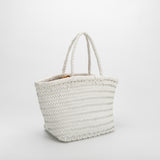 SAMPLE SM3038 White Small Tote - FINAL SALE