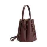 Laguna Burgundy Recycled Vegan Leather Top Handle Bag