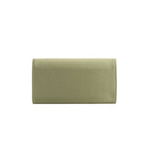 Elodie Green Satin Crossbody Bag