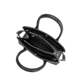 Marlo Black Recycled Vegan Top Handle Bag
