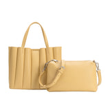 Adela Yellow Recycled Vegan Leather Tote Bag