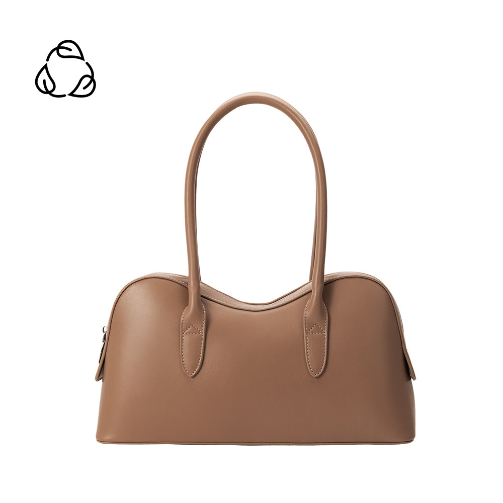 Tilda Mocha Recycled Vegan Shoulder Bag