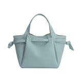 Avril Sky Recycled Vegan Leather Top Handle Bag