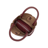 Tulip Burgundy Recycled Vegan Top Handle Bag