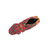 Dog Plaid Vegan Leather Crossbody Bag