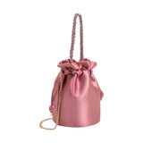 Jeane Rose Satin Top Handle Bag