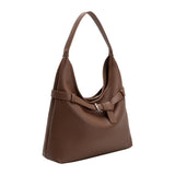 Amerie Chocolate Recycled Vegan Leather Tote Bag
