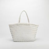 SAMPLE SM3038 White Small Tote - FINAL SALE