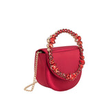 Trudie Ruby Satin Crossbody Bag