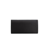 Elodie Black Satin Crossbody Bag