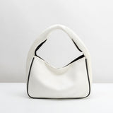SAMPLE SM7306 White Top Handle Bag - FINAL SALE