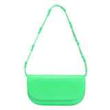 Inez Neon Green Recycled Vegan Shoulder Bag