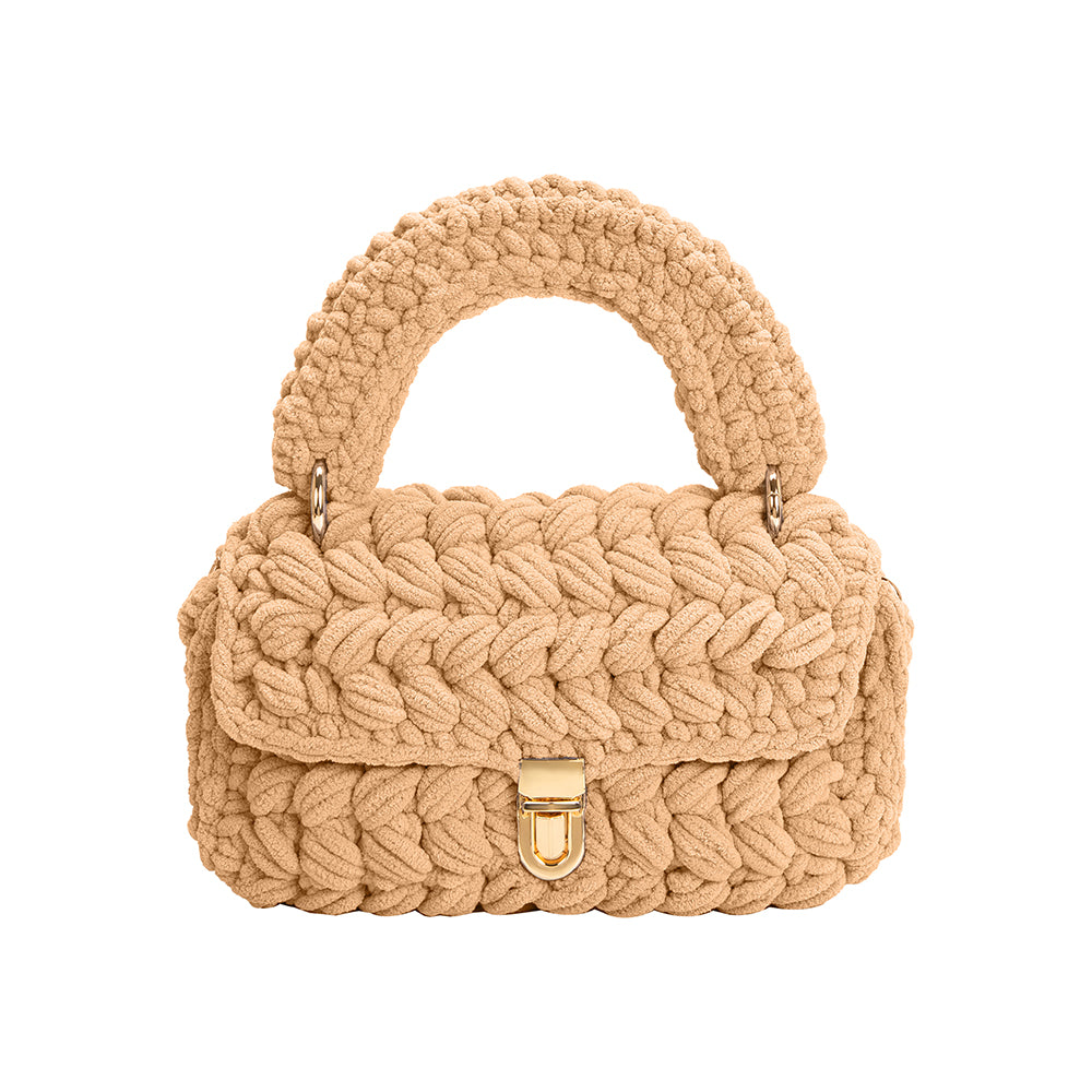 Avery Chenille Biscuit Crossbody Bag