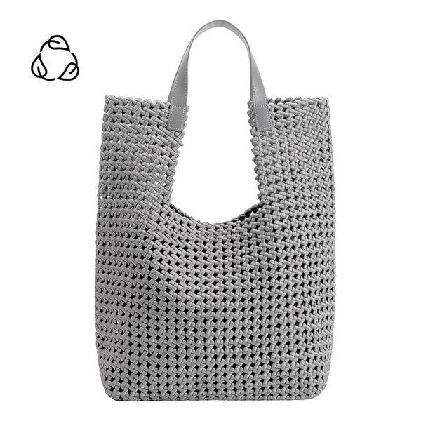 Gray Rihanna Extra Large Tote Bag | Melie Bianco