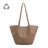 SAMPLE YP8222 Taupe Tote Bag - FINAL SALE
