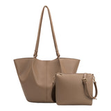 SAMPLE YP8222 Taupe Tote Bag - FINAL SALE