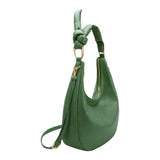 Lilie Green Crinkle Shoulder Bag