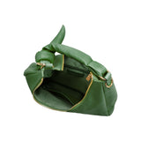 Lilie Green Crinkle Shoulder Bag