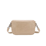 Faye Beige Clutch Crossbody Bag