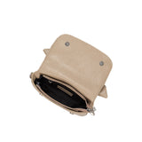 Faye Beige Clutch Crossbody Bag