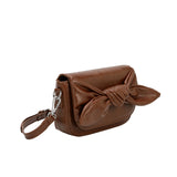Faye Chocolate Clutch Crossbody Bag