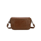 Faye Chocolate Clutch Crossbody Bag