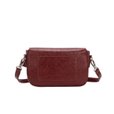 Faye Cranberry Clutch Crossbody Bag