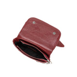 Faye Cranberry Clutch Crossbody Bag