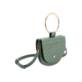 Felix Teal Ring Top Handle Bag