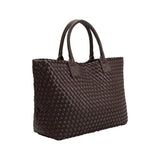 Norah Espresso Recycled Vegan Leather Tote Bag